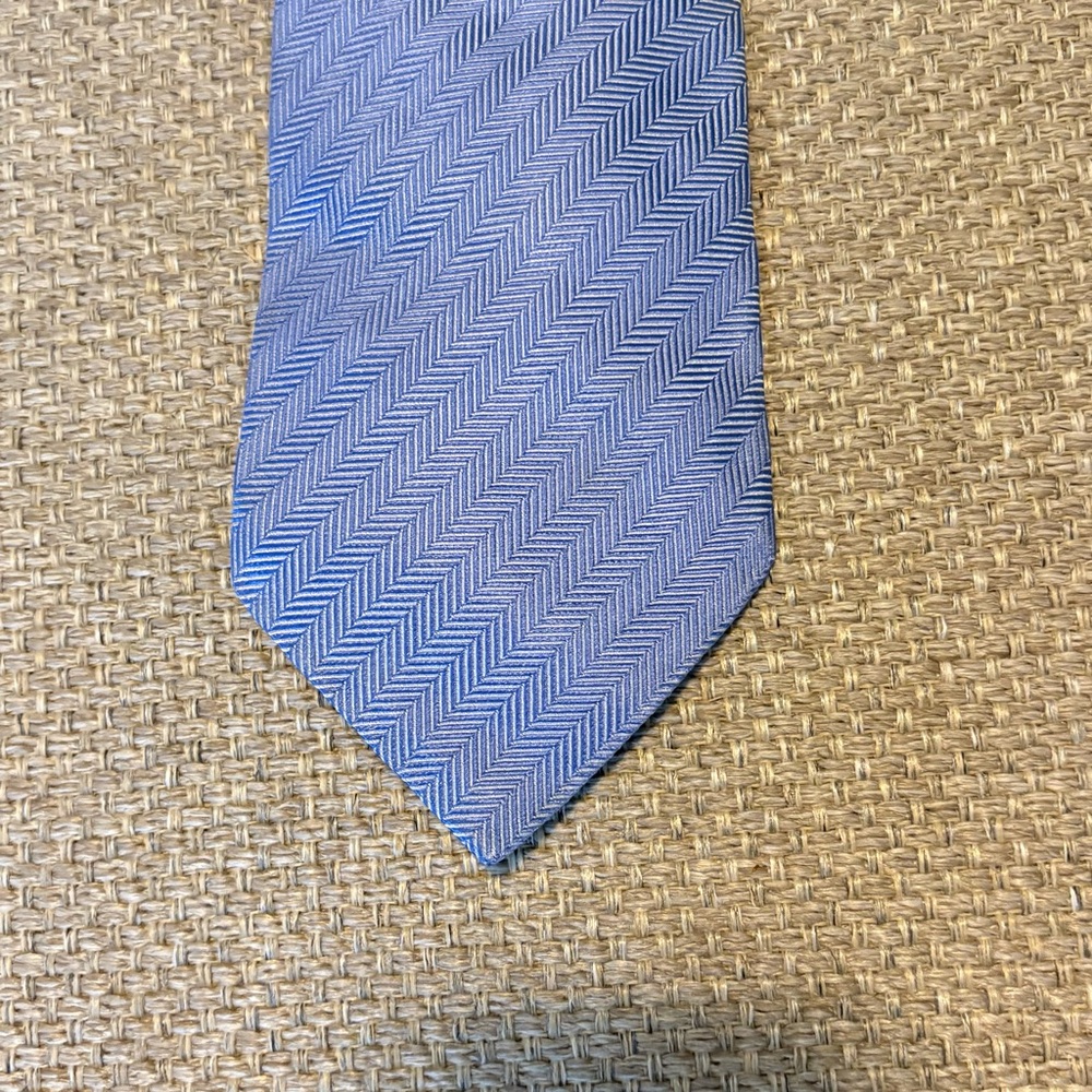 Banana Republic Blue Herringbone Tie
